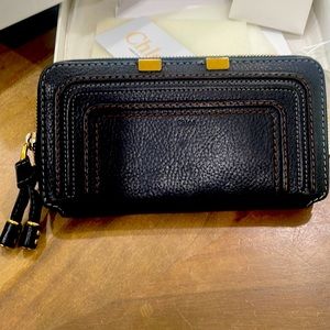 Chloe Long leather wallet